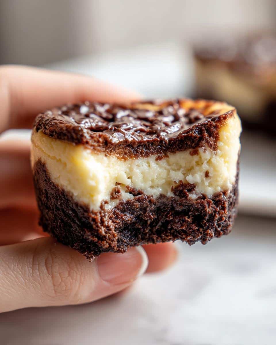 Brownie Bottom Mini Cheesecakes - detail 3