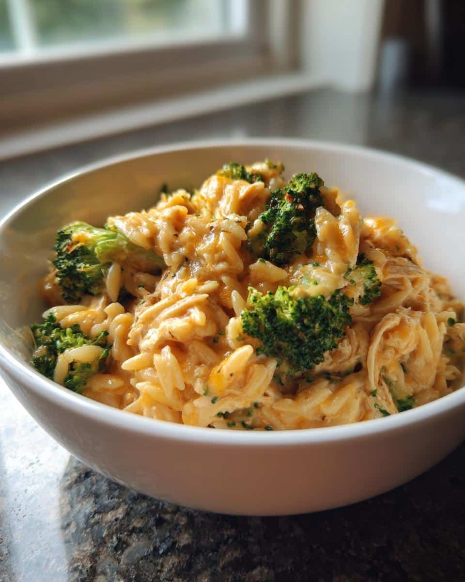 Cheesy Chicken Broccoli Orzo - detail 3
