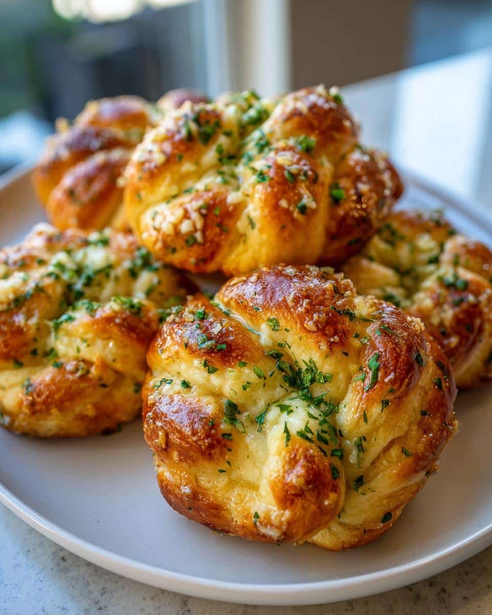 Easy Homemade Garlic Knots - detail 3