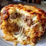 French Onion Ground Beef Rice Casserole