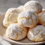 Lemon Cream Snowball Cookies