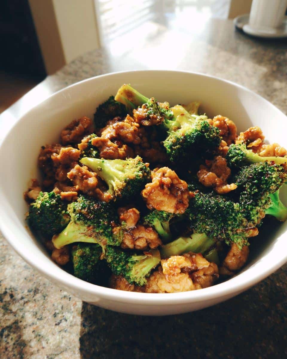 One-Pan Ground Chicken and Broccoli Stir-Fry - detail 3