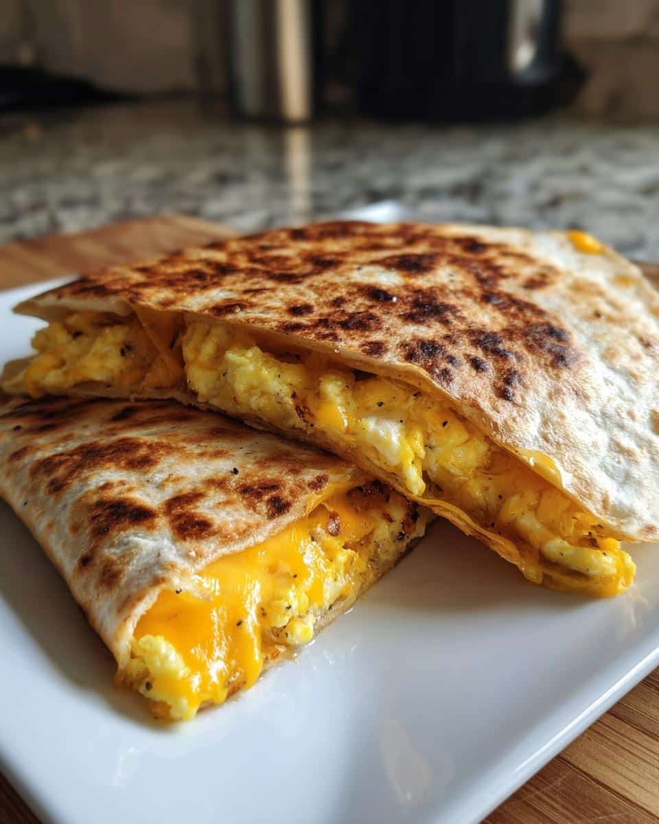 Quick Breakfast Quesadilla - detail 1