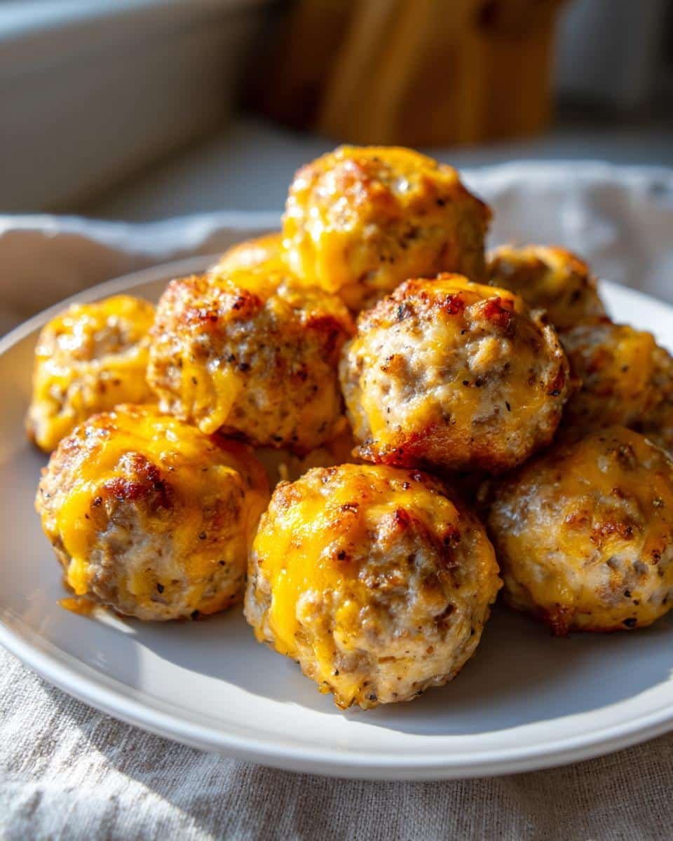 Rotel Cream Cheese Sausage Balls - detail 3