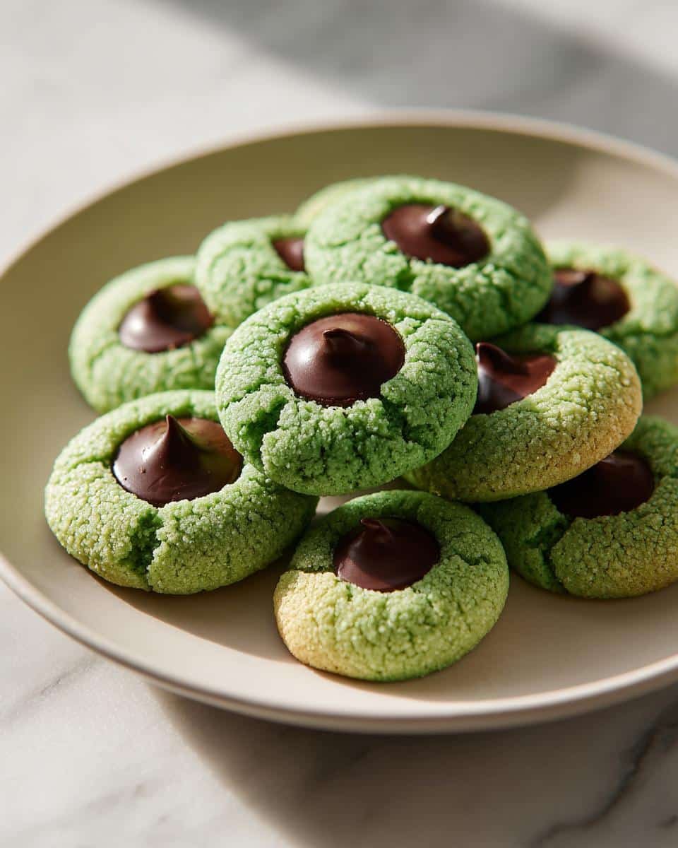 St. Patrick’s Day Mint Blossom Cookies - detail 1