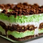 St. Patrick's Day Shamrock Lasagna Dessert