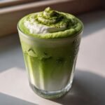 strawberry matcha latte
