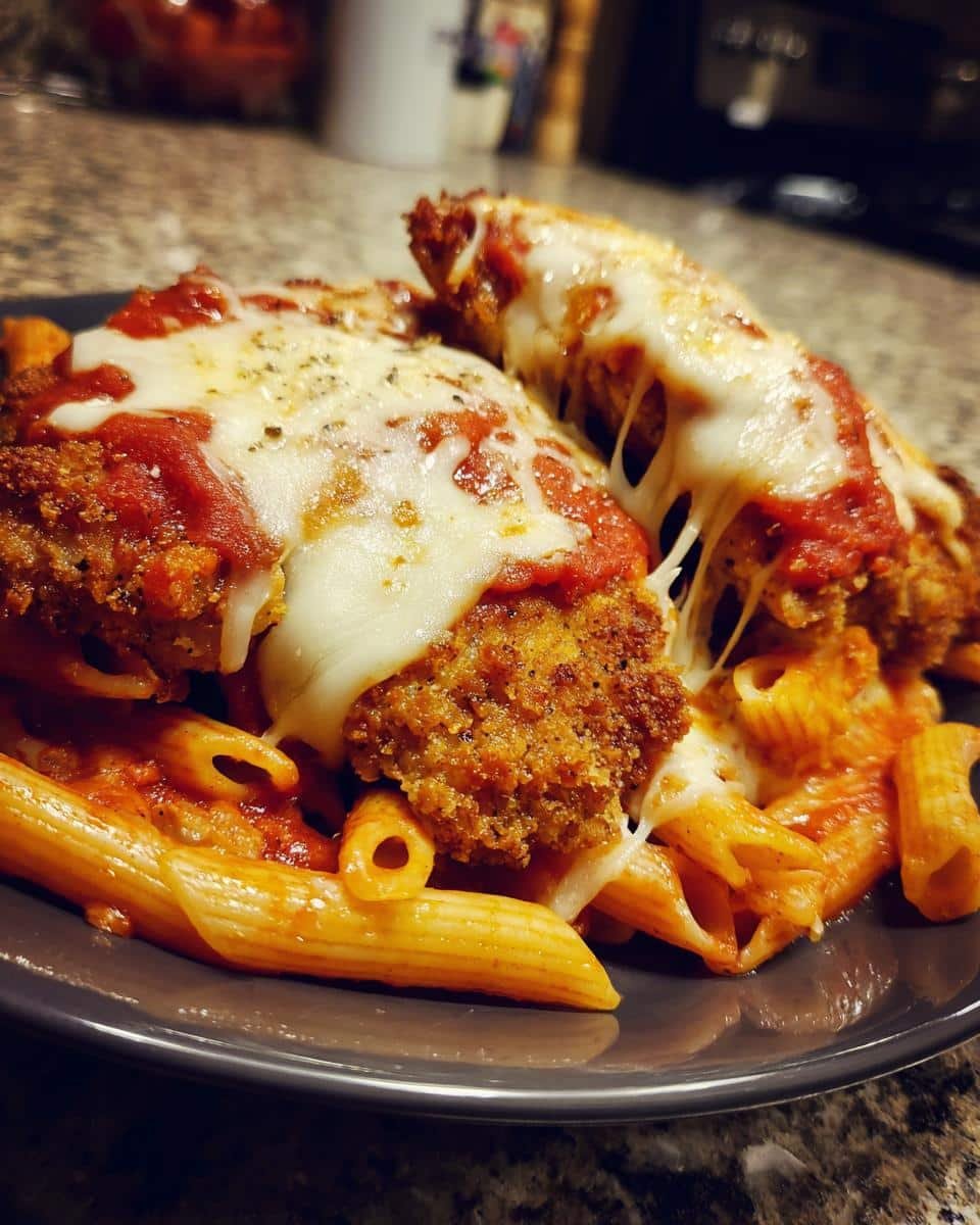 Irresistible Classic Chicken Parmesan Pasta in 40 Minutes 7 Classic Chicken Parmesan Pasta - detail 3