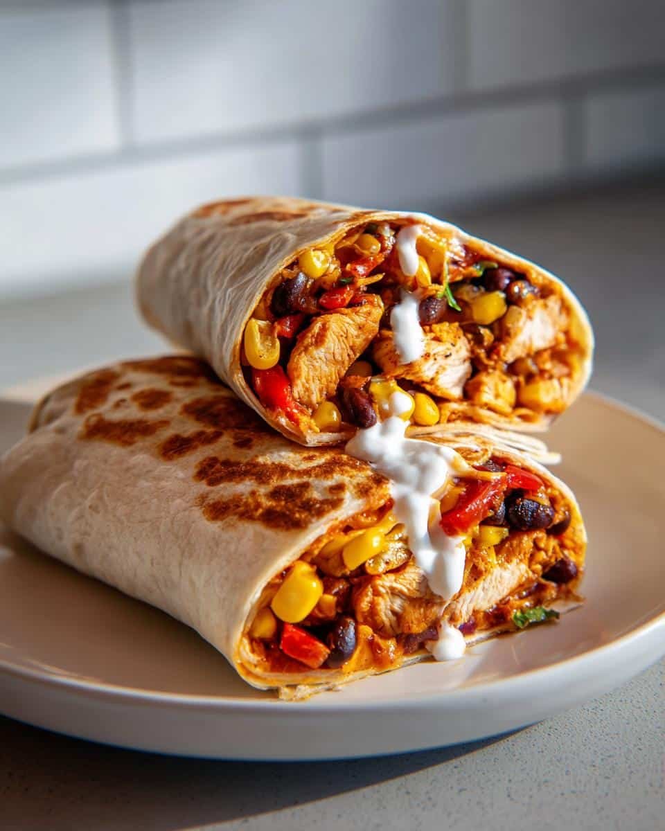 30-Minute Southwest Chicken Wraps: Irresistibly Juicy & Flavorful 6 Southwest Chicken Wraps - detail 2
