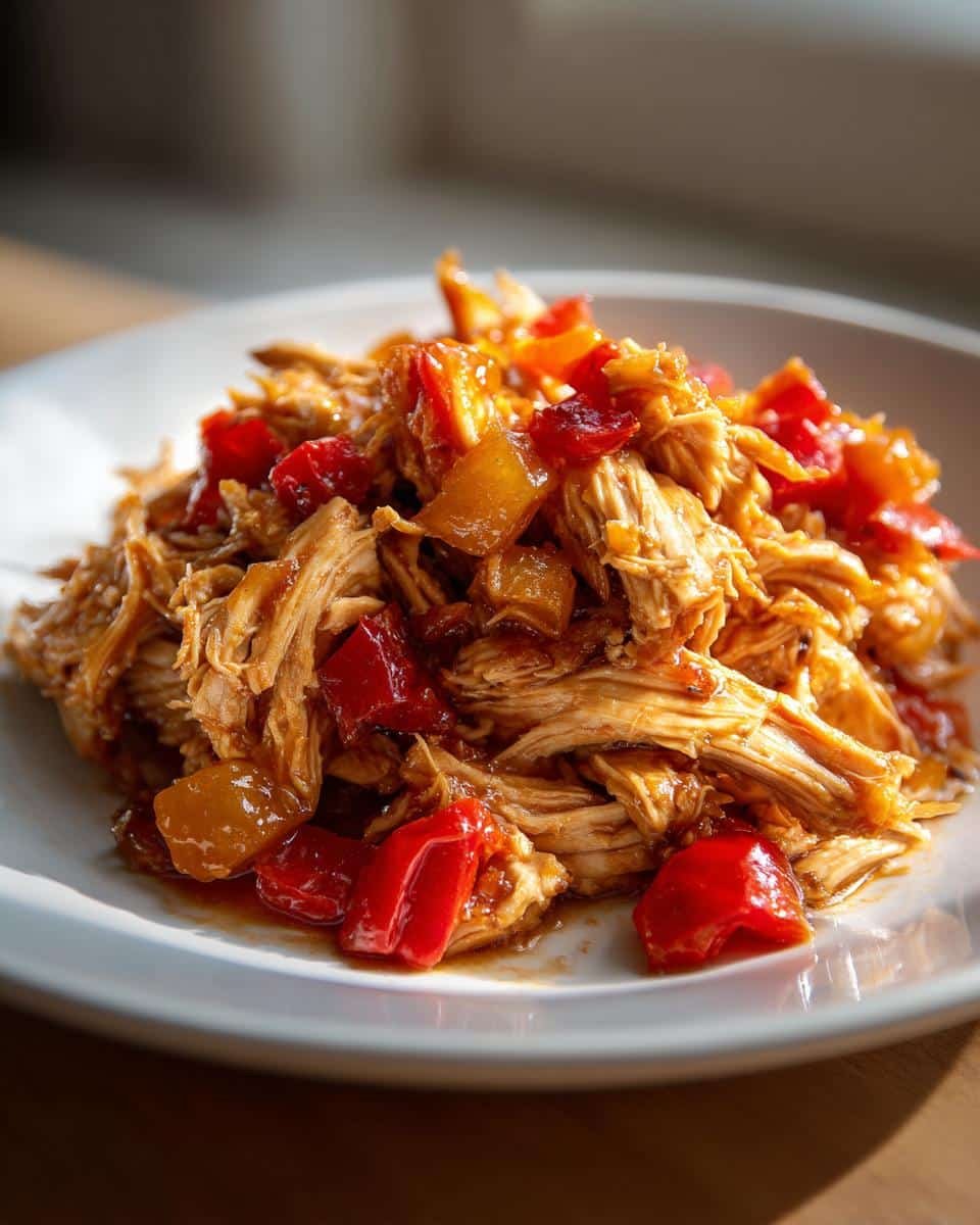 hawaiian crockpot chicken - detail 1