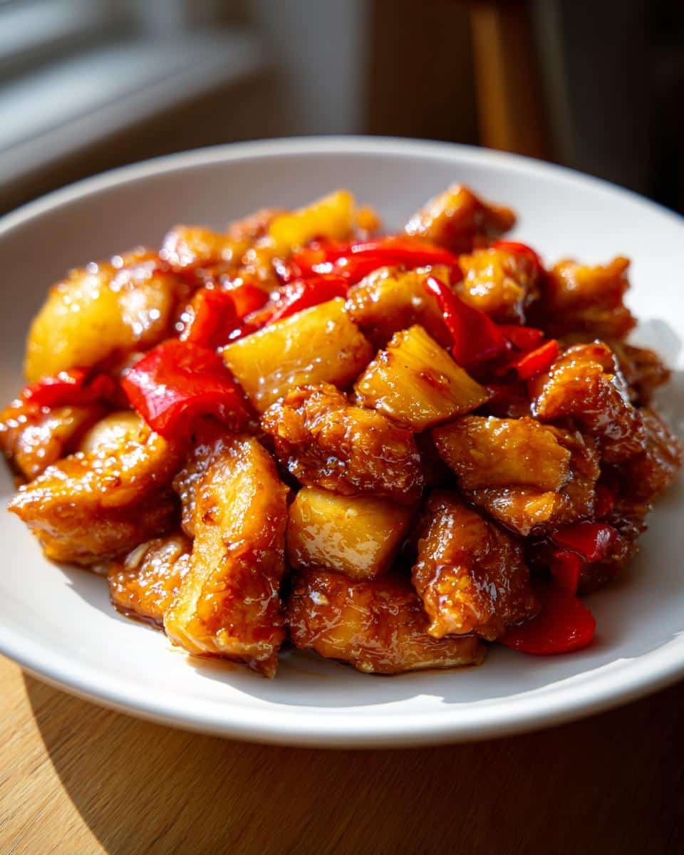 hawaiian crockpot chicken - detail 2