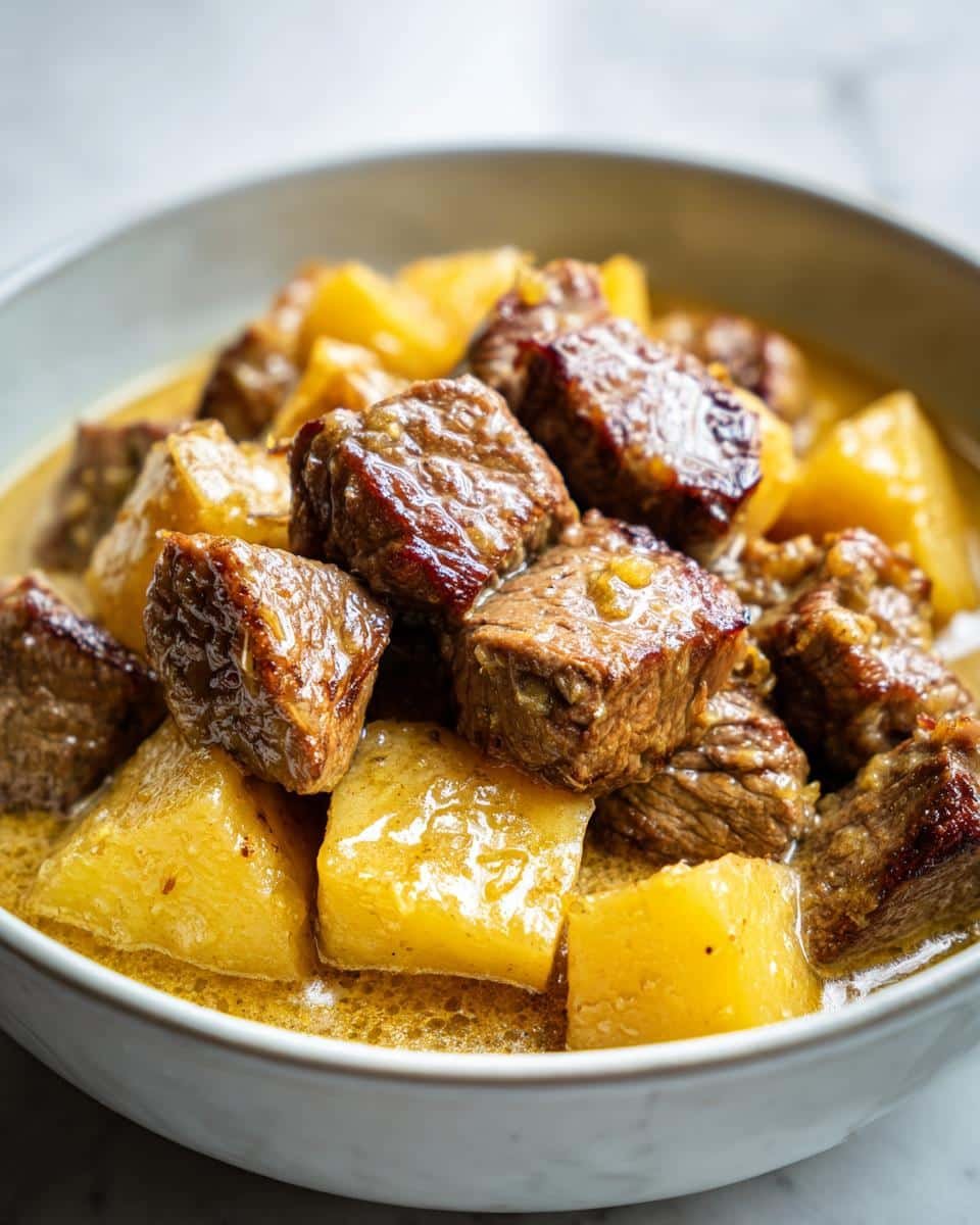 Slow Cooker Garlic Butter Beef with Potatoes: 7-Hour Comfort Bliss 4 slow cooker garlic butter beef with potatoes - detail 1