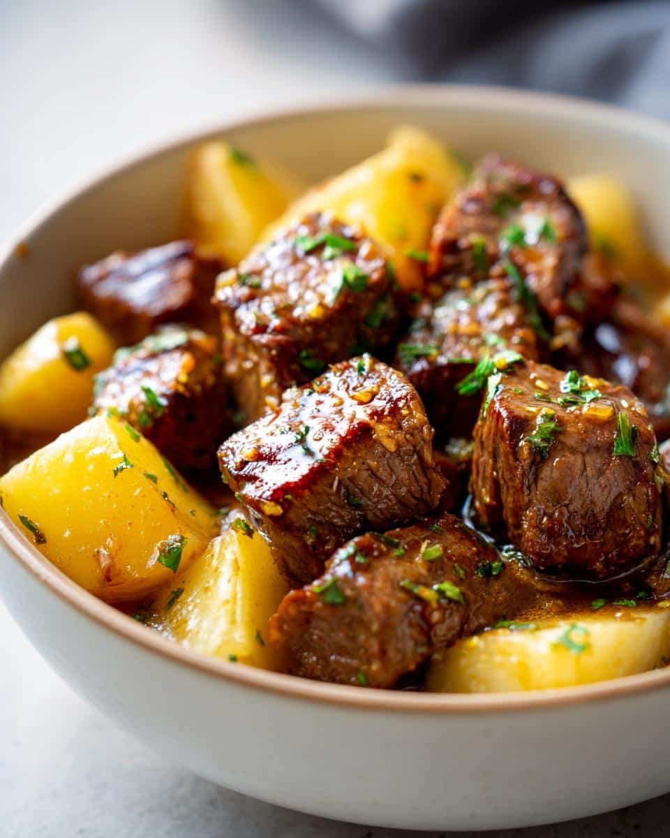 Slow Cooker Garlic Butter Beef with Potatoes: 7-Hour Comfort Bliss 5 slow cooker garlic butter beef with potatoes - detail 2