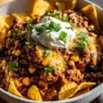 slow cooker taco casserole