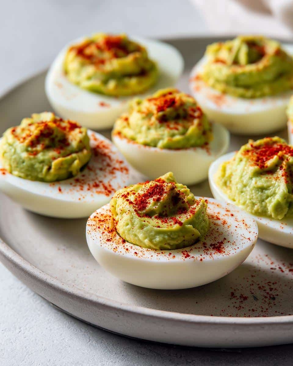 Irresistible Avocado Deviled Eggs Recipe in 15 Minutes 5 Avocado Deviled Eggs - detail 2