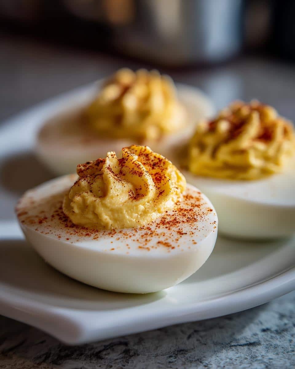 **Irresistible Classic Deviled Eggs Recipe with a 60-Second Trick** 4 Classic Deviled Eggs - detail 1