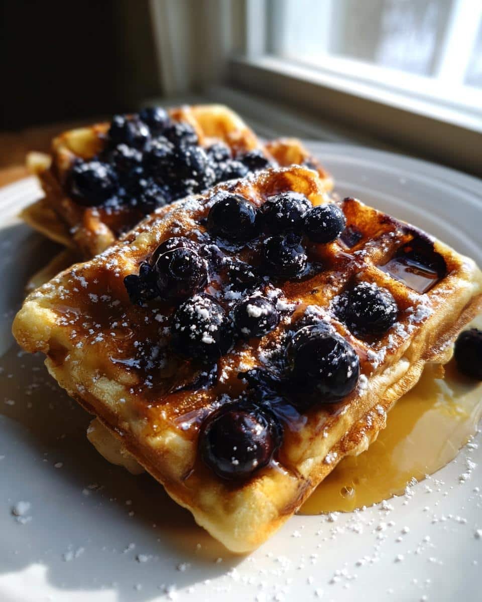 Blueberry Waffles - detail 1