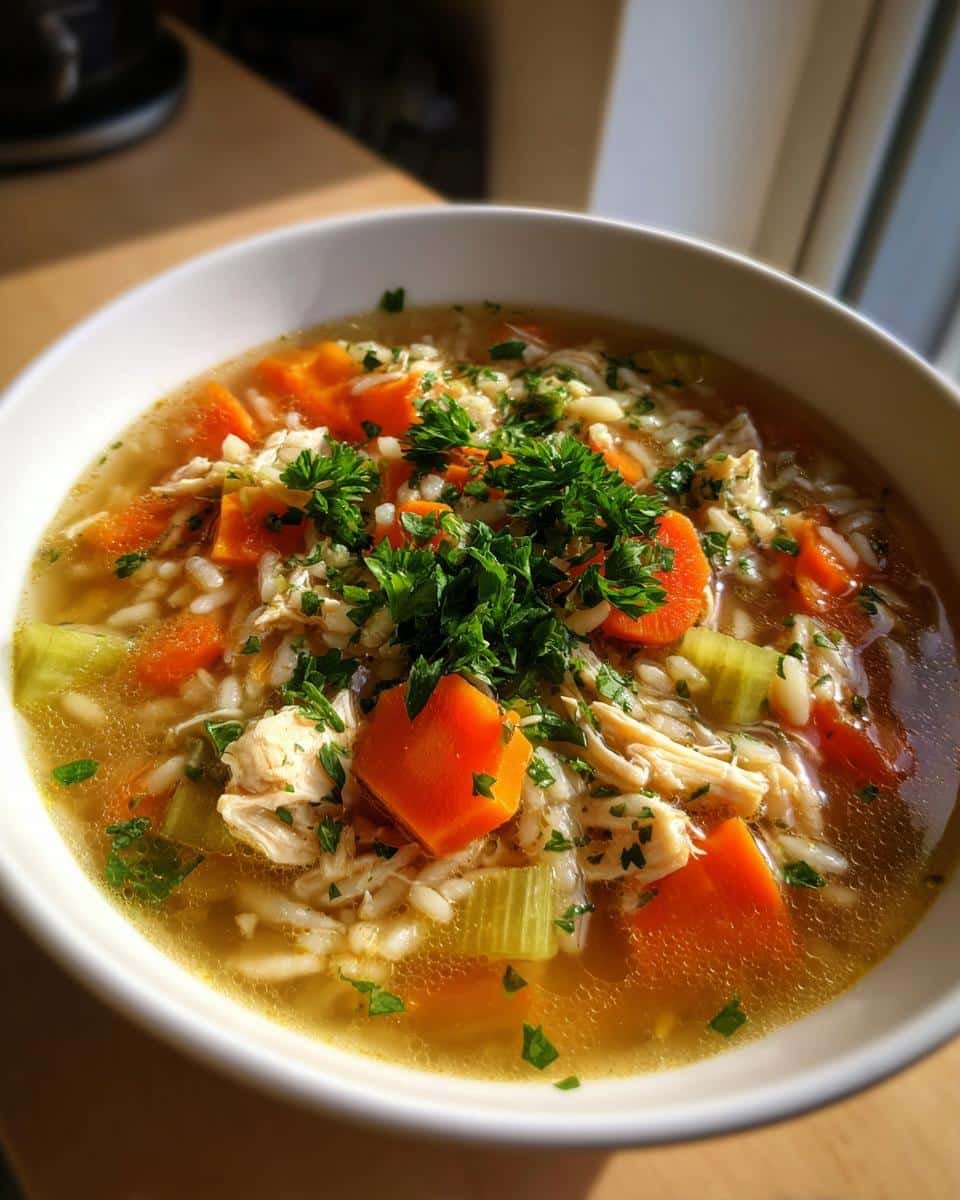 Chicken Rice Soup - detail 2