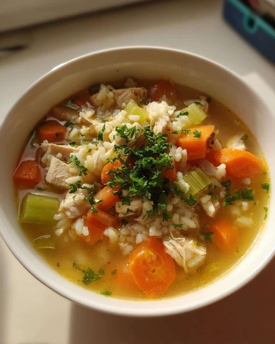 35-Minute Chicken Rice Soup for Ultimate Comfort