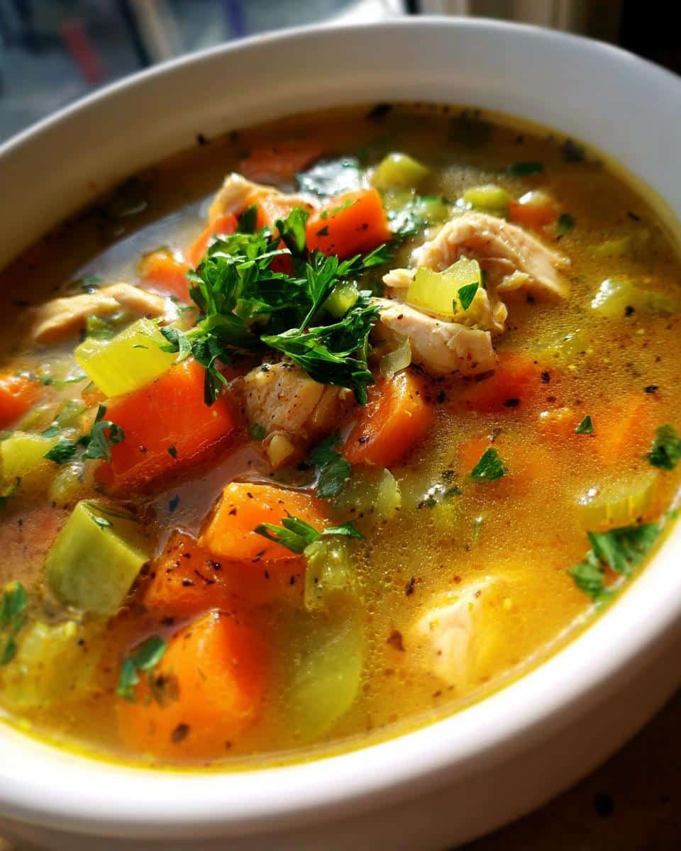 Chicken Vegetable Soup - detail 1