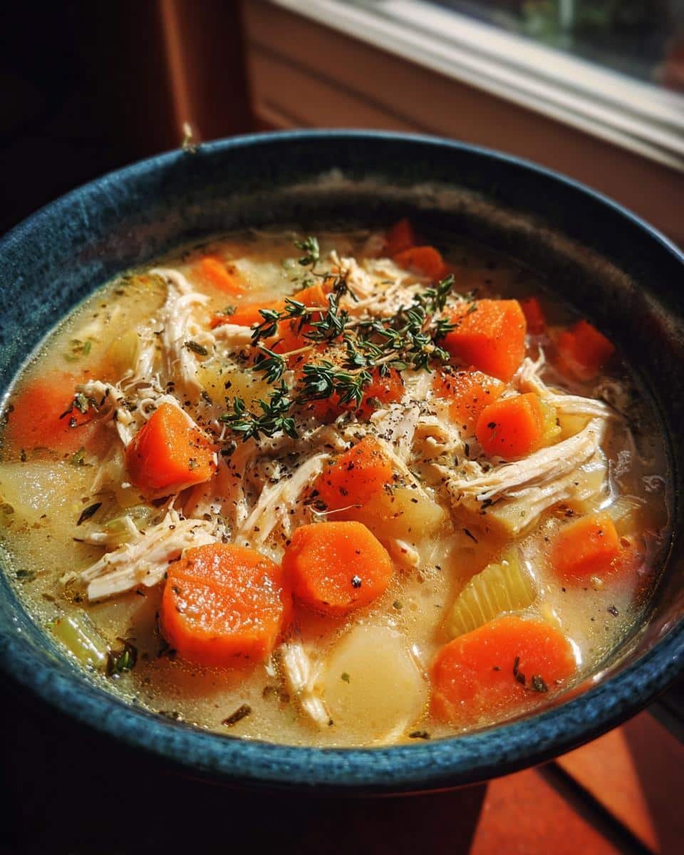 Creamy Chicken Soup - detail 2