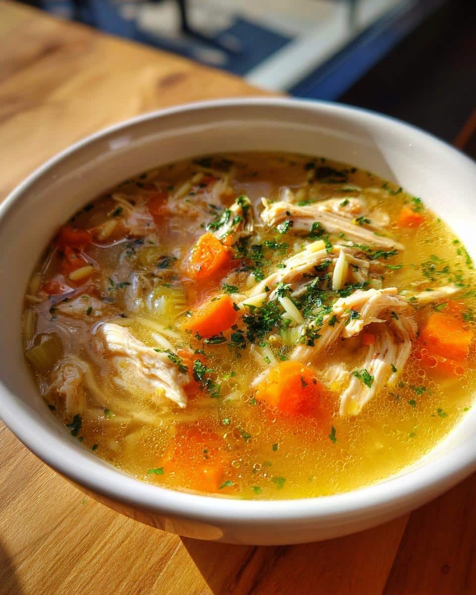 Lemon Chicken Soup - detail 2