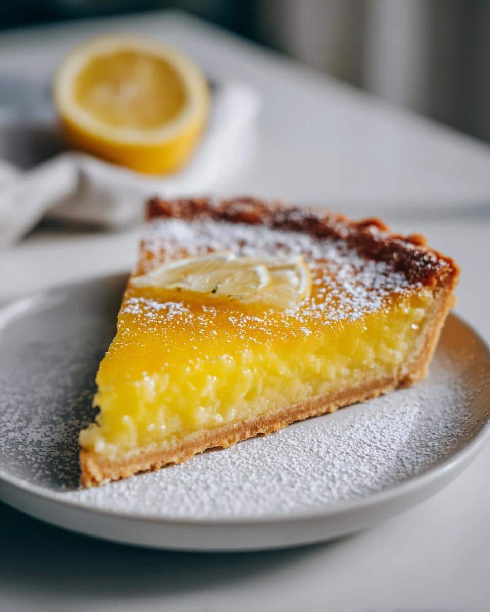 Lemon Tart French Dessert - detail 2