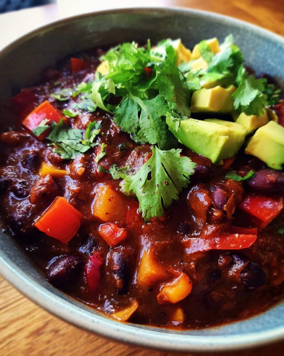 Vegetarian Chili - detail 1