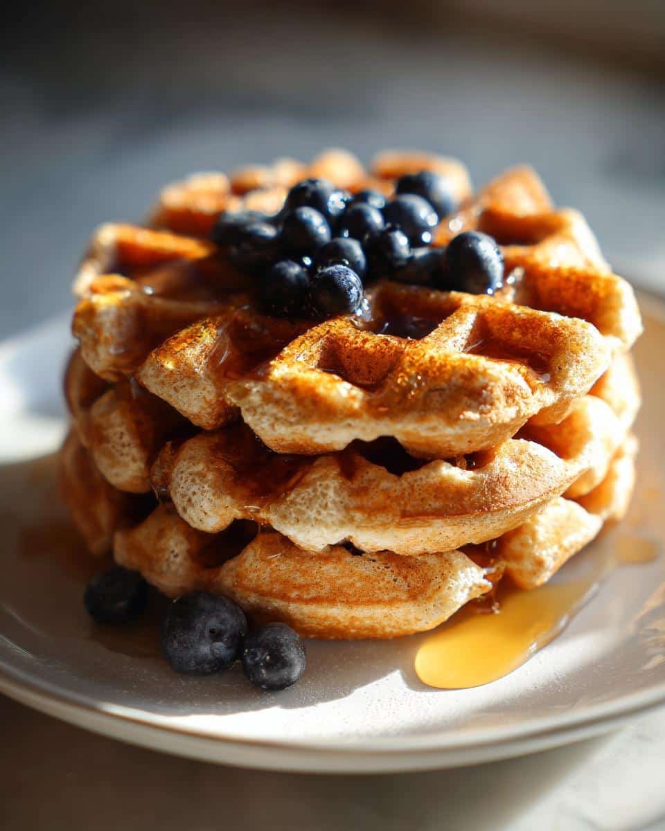 Whole Wheat Waffles - detail 2