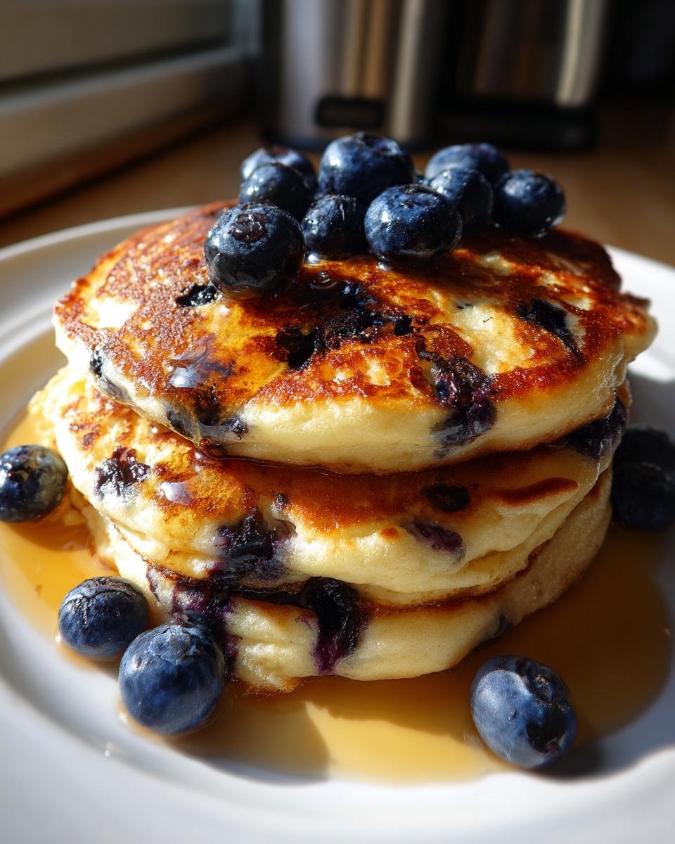 "3 Secrets to Fluffy Blueberry Pancakes That Wow Every Bite" 3 Blueberry Pancakes - detail 1