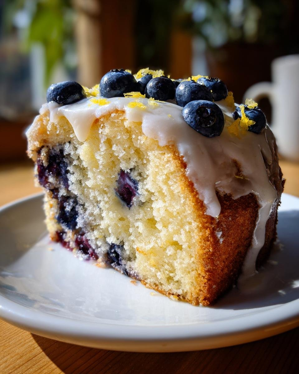Bulletproof 15-Minute Lemon Blueberry Cake Magic 3 Lemon Blueberry Cake - detail 1