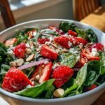 Strawberry Spinach Salad
