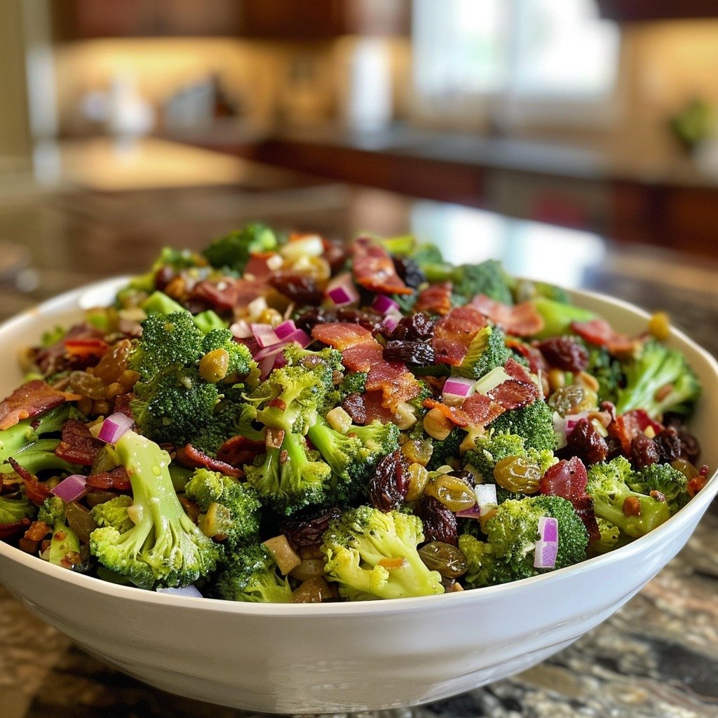 Irresistible Broccoli Salad with Bacon Recipe