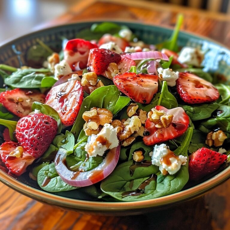 Fresh and Flavorful Strawberry Spinach Salad Recipe 7 img1 343